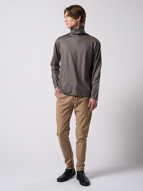 (ͽ���ʡ�9��10������ͽ��/wjk�����֥른��������/3D banana slim pants/beige