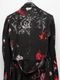 (ͽ���ʡ�9������10������ͽ��/kiryuyrik������奦����奦/Goth Flora Suede Satin Flare Jacket/Black