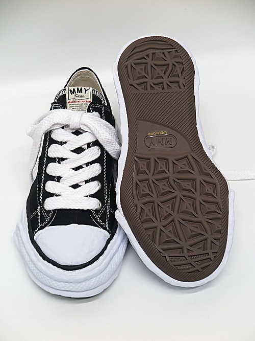 Maison MIHARA YASUHIRO PETERSON 23 low original sole canvas Low-Top sneakersr/BLK
