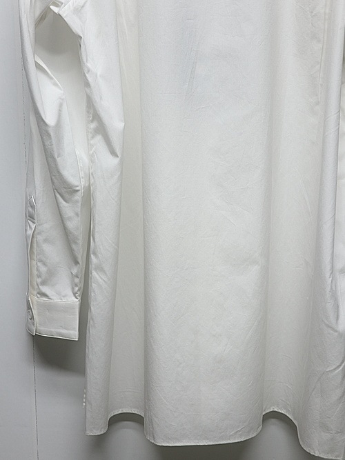 Yohji Yamamoto���襦����ޥ��/SUIT BROAD U-CDH OPEN COLLAR SHIRT/WHT.