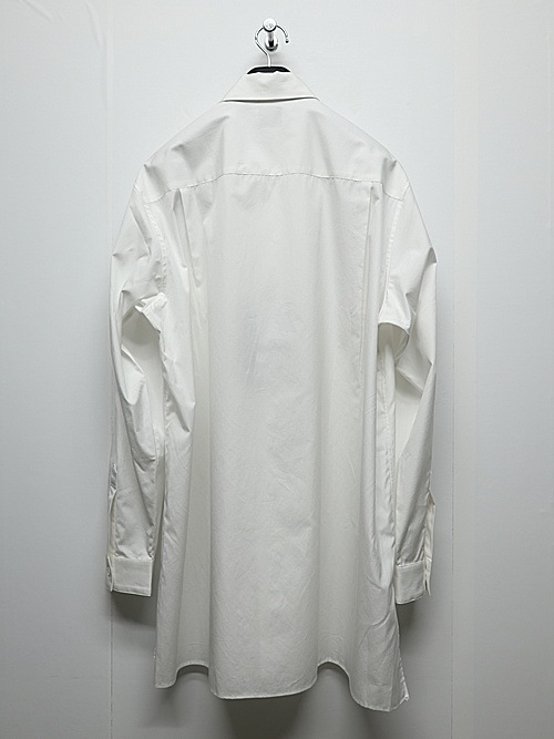 Yohji Yamamoto���襦����ޥ��/SUIT BROAD U-CDH OPEN COLLAR SHIRT/WHT.