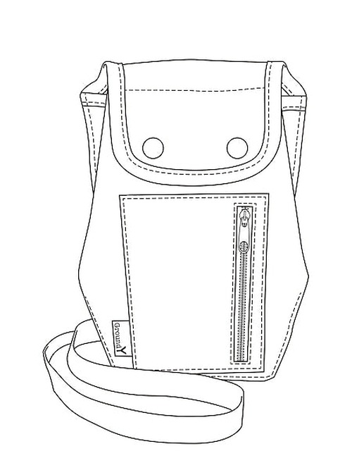 SALE40%OFF/Ground Y饦ɥ磻/POLYESTER SHOULDER BAG/BLK.