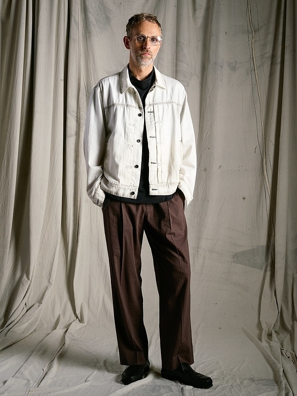 (ͽ���ʡ�3��4������ͽ��/wjk�����֥른��������/viscose linen semi-wide slacks/brown