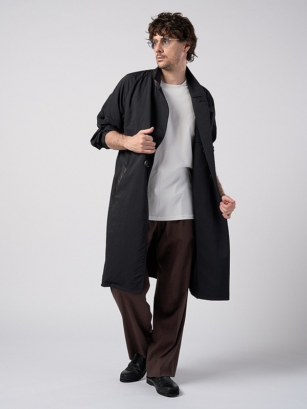 (ͽ���ʡ�3��4������ͽ��/wjk�����֥른��������/viscose linen semi-wide slacks/brown