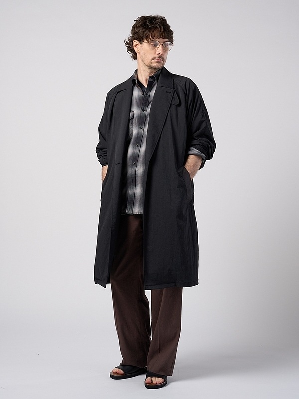 (ͽ���ʡ�3��4������ͽ��/wjk�����֥른��������/viscose linen semi-wide slacks/brown