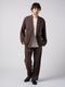 (ͽ���ʡ�3��4������ͽ��/wjk�����֥른��������/viscose linen semi-wide slacks/brown
