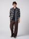 (ͽ���ʡ�3��4������ͽ��/wjk�����֥른��������/viscose linen semi-wide slacks/brown