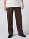 (ͽ���ʡ�3��4������ͽ��/wjk�����֥른��������/viscose linen semi-wide slacks/brown