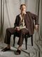 (ͽ���ʡ�3��4������ͽ��/wjk�����֥른��������/viscose linen semi-wide slacks/brown
