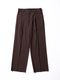 (ͽ���ʡ�3��4������ͽ��/wjk�����֥른��������/viscose linen semi-wide slacks/brown