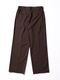 (ͽ���ʡ�3��4������ͽ��/wjk�����֥른��������/viscose linen semi-wide slacks/brown