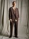 (ͽ���ʡ�3��4������ͽ��/wjk�����֥른��������/viscose linen semi-wide slacks/brown