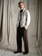 (ͽ���ʡ�3��4������ͽ��/wjk�����֥른��������/viscose linen semi-wide slacks/brown