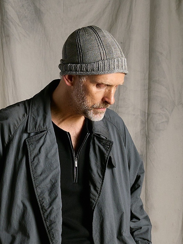 (ͽ���ʡ�3��4������ͽ��/wjk�����֥른��������/GIMA stripe knit beanie/dust gray