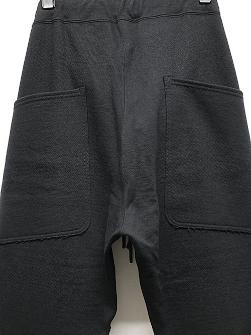 nude:masahiko maruyama ̡:ޥҥޥ/Inlay Stich Heavy Jersey SWEAT PANTS/Black.