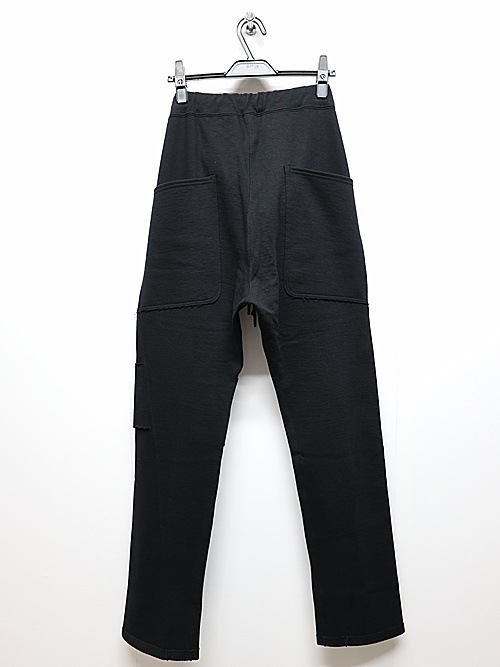 nude:masahiko maruyama ̡:ޥҥޥ/Inlay Stich Heavy Jersey SWEAT PANTS/Black.