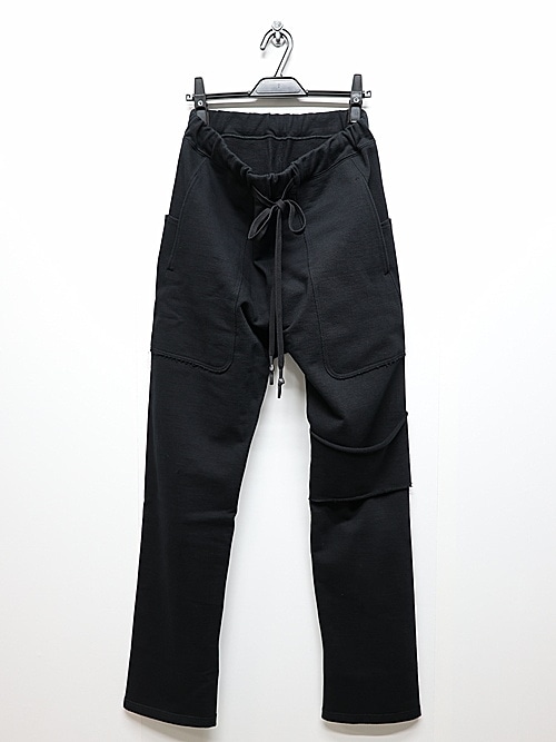 nude:masahiko maruyama ̡:ޥҥޥ/Inlay Stich Heavy Jersey SWEAT PANTS/Black.
