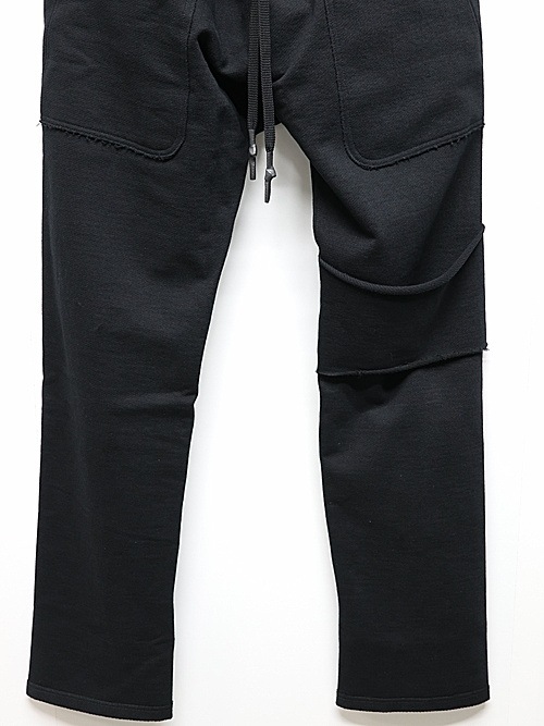 nude:masahiko maruyama ̡:ޥҥޥ/Inlay Stich Heavy Jersey SWEAT PANTS/Black.