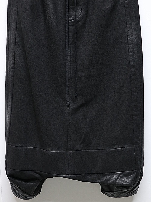 JULIUSꥦ/COTTON SWEAT TROUSERS27/BLACK