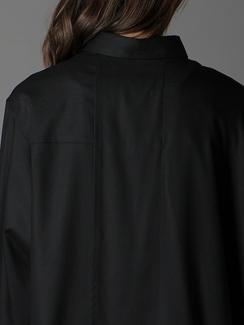 Ground Y�����饦��ɥ磻/TR VIYELLA CAPE DOCKING SHIRT/BLACK