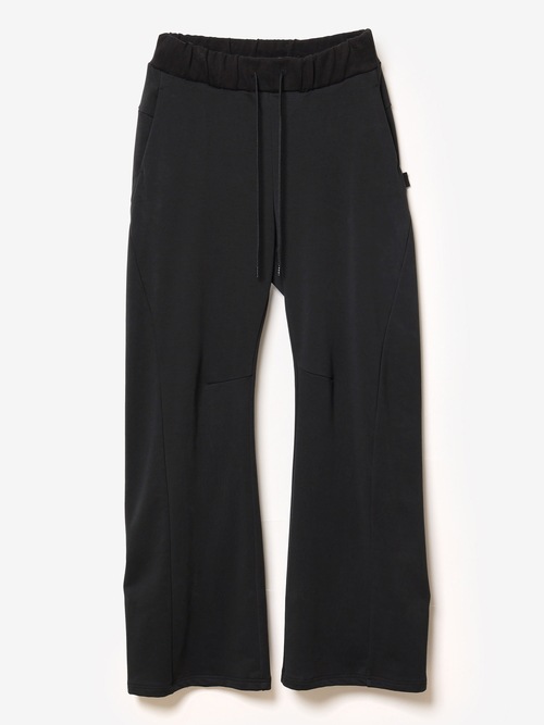 (ͽ���ʡ�2��3������ͽ��/ATTACHMENT�������å�����/CO STRETCH TERRY 3D WIDE TROUSERS/BLACK