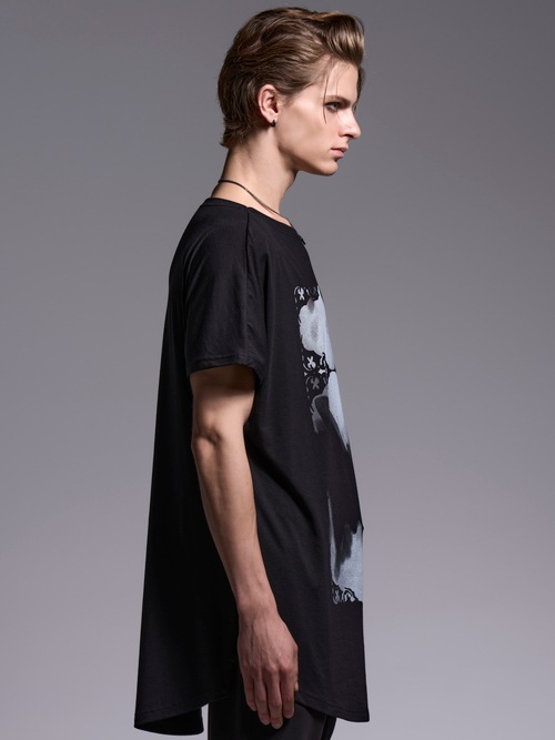 (ͽ���ʡ�4��5������ͽ��/kiryuyrik������奦����奦/BEATENJIKU French Sleeve-T/Black