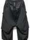 �㴰���Ground Y�����饦��ɥ磻/TA/PE CREPE DE CHINE ZIPPER JODHPURS CARGO PANTS/BLACK