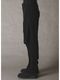�㴰���Ground Y�����饦��ɥ磻/TA/PE CREPE DE CHINE ZIPPER JODHPURS CARGO PANTS/BLACK