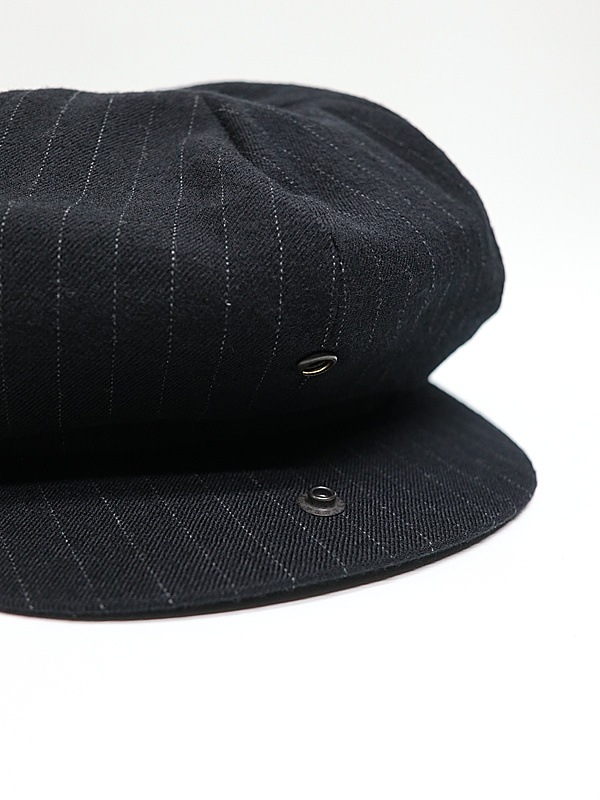 LAD MUSICIAN����å� �ߥ塼�������/W/F STRIPE BIG CASQUETTE/BLACK