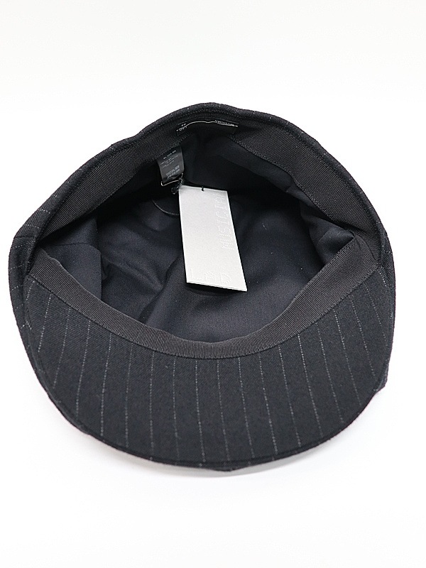 LAD MUSICIAN����å� �ߥ塼�������/W/F STRIPE BIG CASQUETTE/BLACK