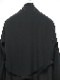 �㴰���THE ONENESS�ʥ����ͥ���/Recycled PE Dechine Frill Flare Shirt/Black