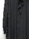 �㴰���THE ONENESS�ʥ����ͥ���/Recycled PE Dechine Frill Flare Shirt/Black