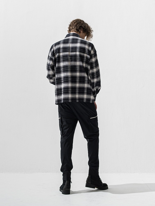 (ͽ���ʡ�1��2������ͽ��/42TH RESOUND CLOTHING���ꥵ����ɥ���������/SEMI LOOSE FIT REX cargo/BLACK