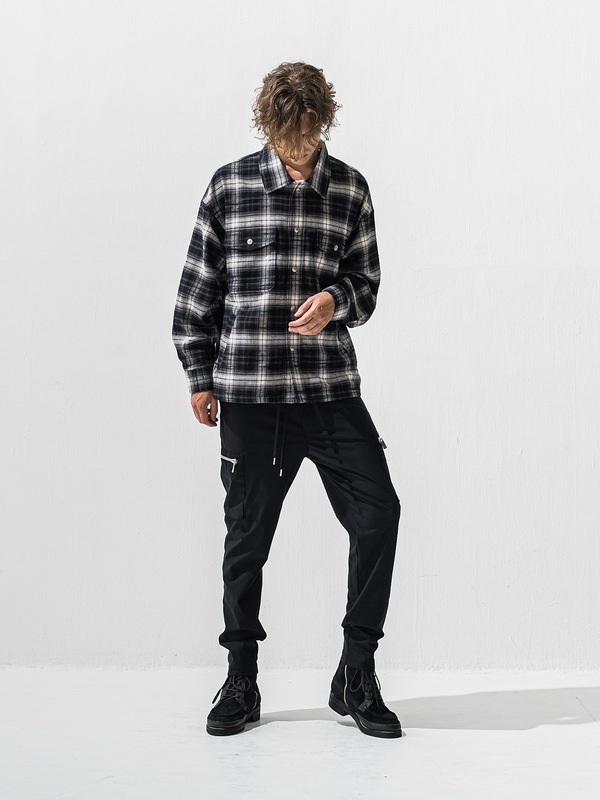 (ͽ���ʡ�1��2������ͽ��/42TH RESOUND CLOTHING���ꥵ����ɥ���������/SEMI LOOSE FIT REX cargo/BLACK
