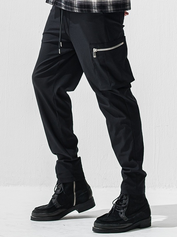 (ͽ���ʡ�1��2������ͽ��/42TH RESOUND CLOTHING���ꥵ����ɥ���������/SEMI LOOSE FIT REX cargo/BLACK
