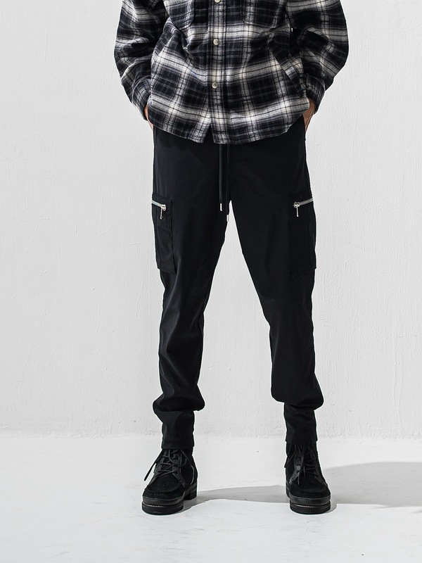 (ͽ���ʡ�1��2������ͽ��/42TH RESOUND CLOTHING���ꥵ����ɥ���������/SEMI LOOSE FIT REX cargo/BLACK