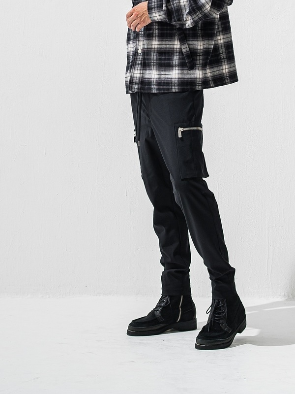 (ͽ���ʡ�1��2������ͽ��/42TH RESOUND CLOTHING���ꥵ����ɥ���������/SEMI LOOSE FIT REX cargo/BLACK