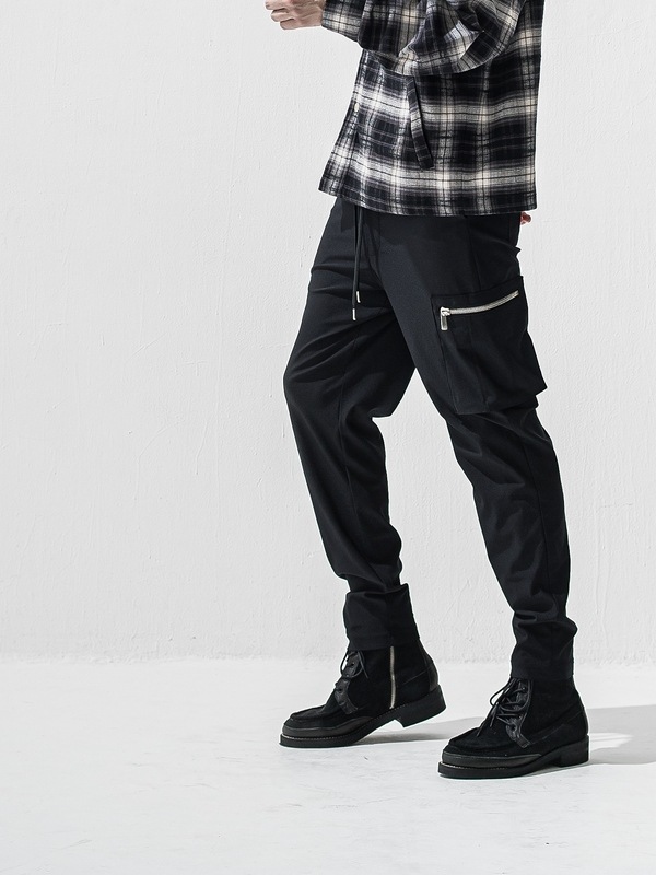 (ͽ���ʡ�1��2������ͽ��/42TH RESOUND CLOTHING���ꥵ����ɥ���������/SEMI LOOSE FIT REX cargo/BLACK