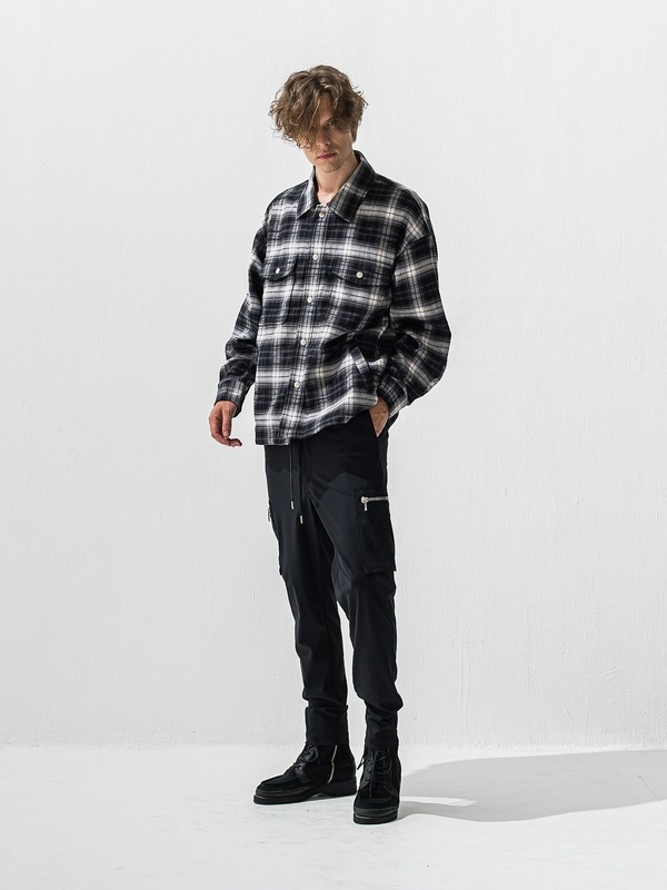 (ͽ���ʡ�1��2������ͽ��/42TH RESOUND CLOTHING���ꥵ����ɥ���������/SEMI LOOSE FIT REX cargo/BLACK