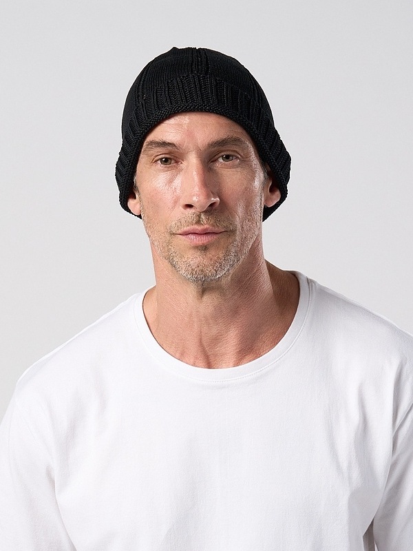 (ͽ���ʡ�3��4������ͽ��/wjk�����֥른��������/GIMA stripe knit beanie/black