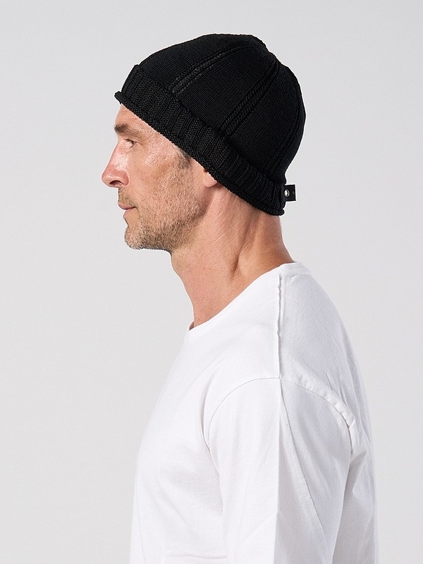 (ͽ���ʡ�3��4������ͽ��/wjk�����֥른��������/GIMA stripe knit beanie/black