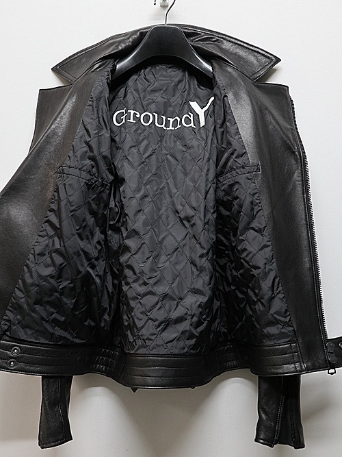 Ground Y�����饦��ɥ磻/Lamb vegetable W�饤������JKT/�֥�å�.