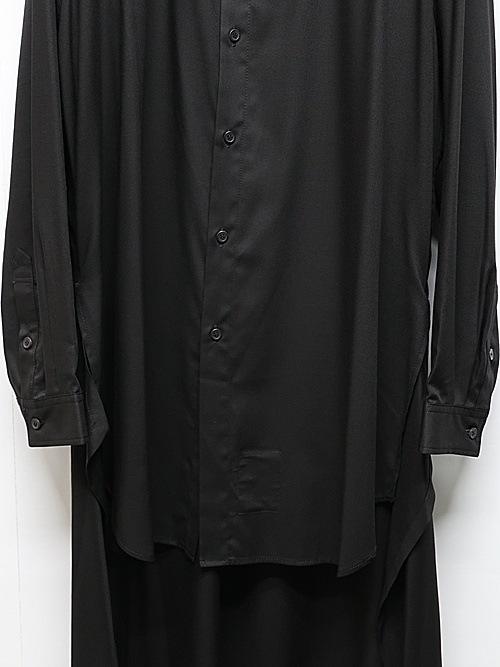 Ground Y饦ɥ磻/TR VIYELLA BACK LONG SHIRT/BLACK