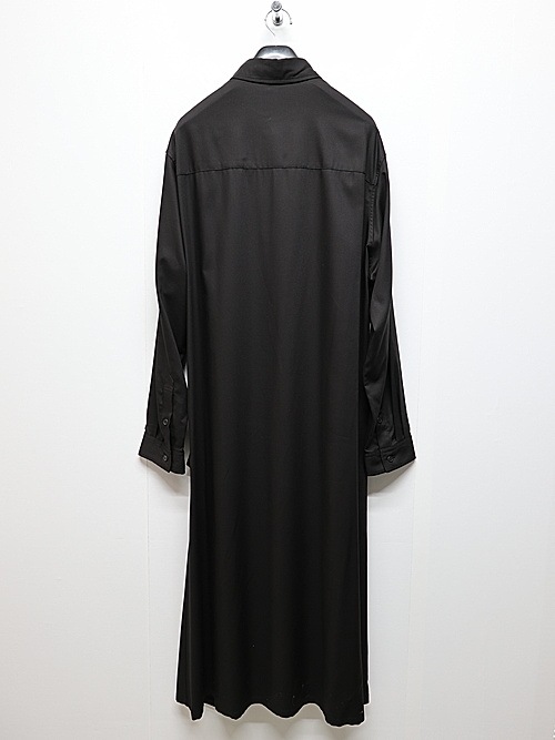 Ground Y饦ɥ磻/TR VIYELLA BACK LONG SHIRT/BLACK