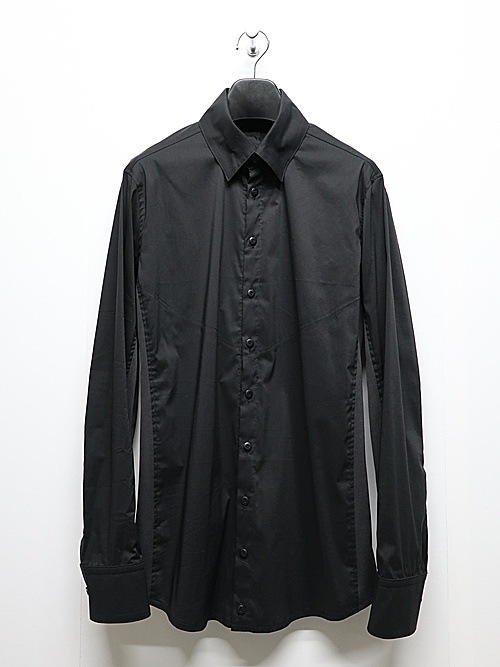 SALE30%OFF/kiryuyrik������奦����奦/Silky Loan Side Rib Shirt/Black.