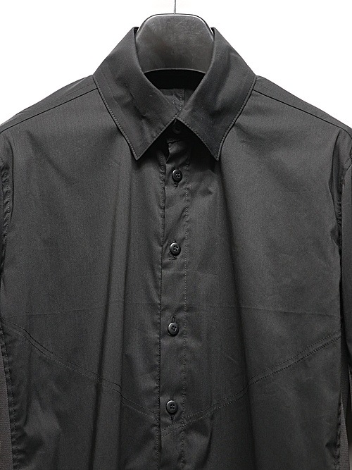 SALE30%OFF/kiryuyrik������奦����奦/Silky Loan Side Rib Shirt/Black.