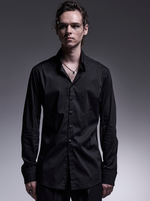 SALE30%OFF/kiryuyrik������奦����奦/Silky Loan Side Rib Shirt/Black.