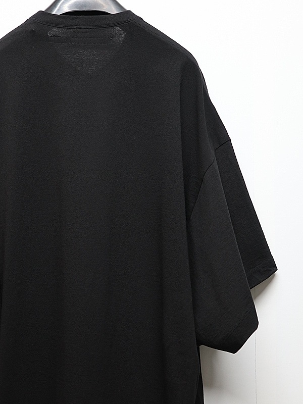 JULIUS����ꥦ��/COTTON DRY JERSEY CUT & SEWN7/BLACK