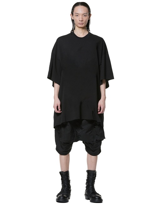 JULIUS����ꥦ��/COTTON DRY JERSEY CUT & SEWN7/BLACK