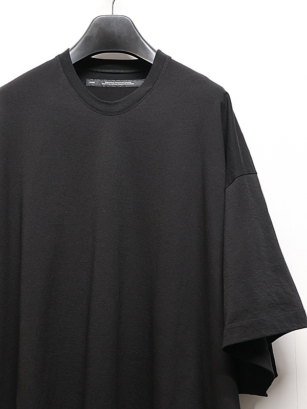 JULIUS����ꥦ��/COTTON DRY JERSEY CUT & SEWN7/BLACK